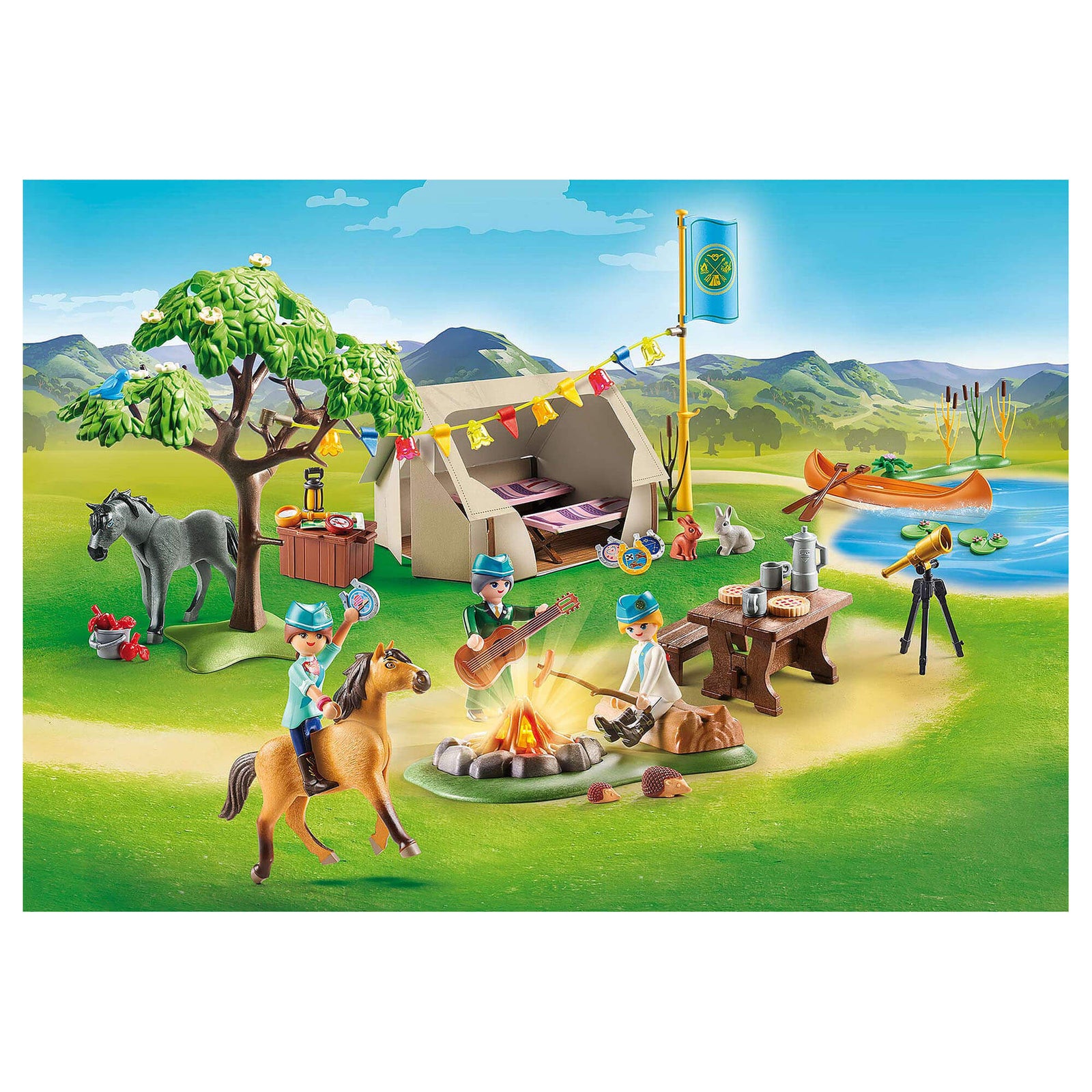 PLAYMOBIL Spirit Riding Free Summer Campground (70329)