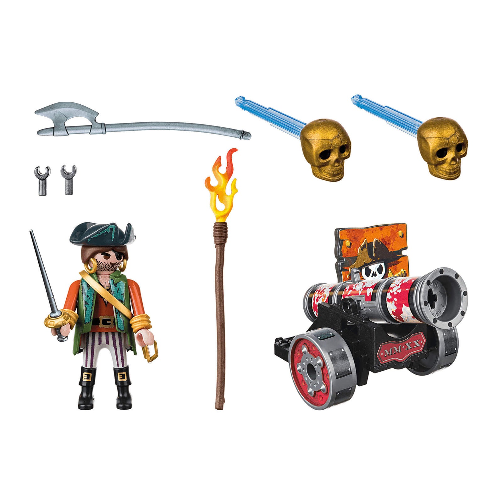 PLAYMOBIL Pirates Pirate with Cannon (70415)