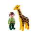 PLAYMOBIL 1.2.3 Zookeeper with Giraffe (9380)