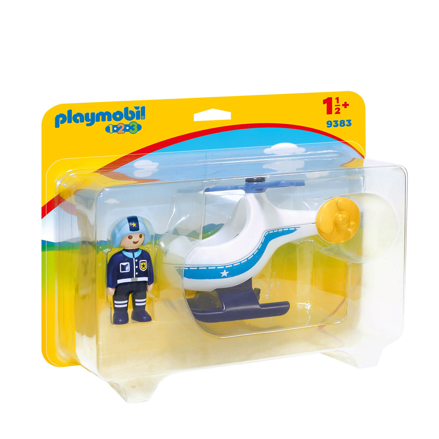 PLAYMOBIL 1.2.3 Police Copter (9383)