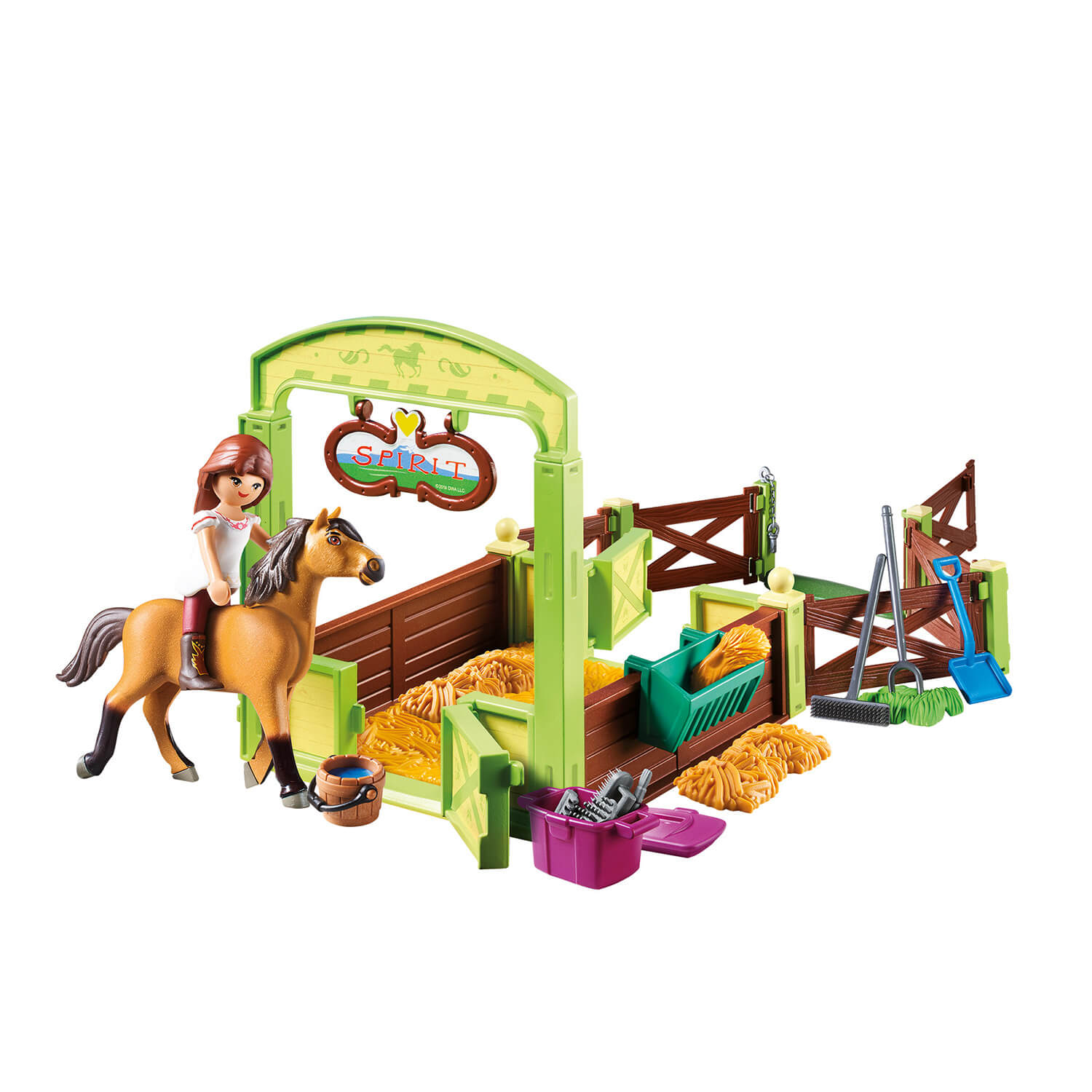 PLAYMOBIL Spirit Riding Free Lucky & Spirit with Horse Stall (9478)