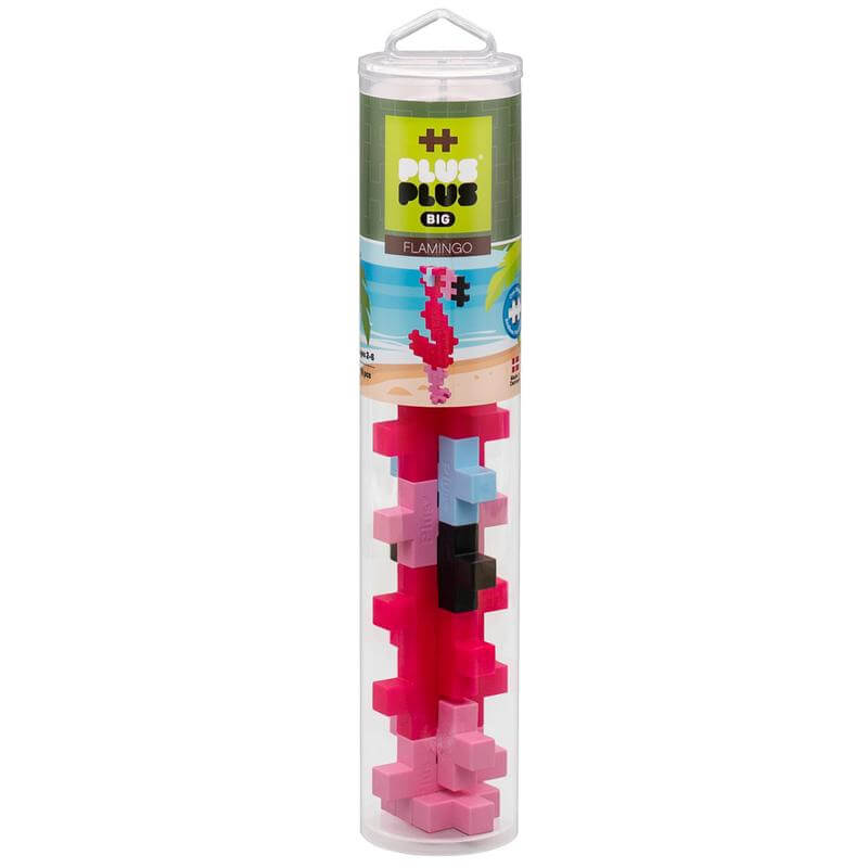 Plus-Plus BIG Tube Flamingo Building Set