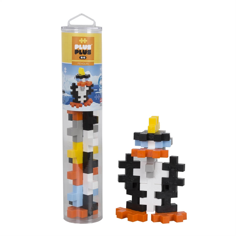 Plus-Plus BIG Tube Penguin 15 Piece Building Set