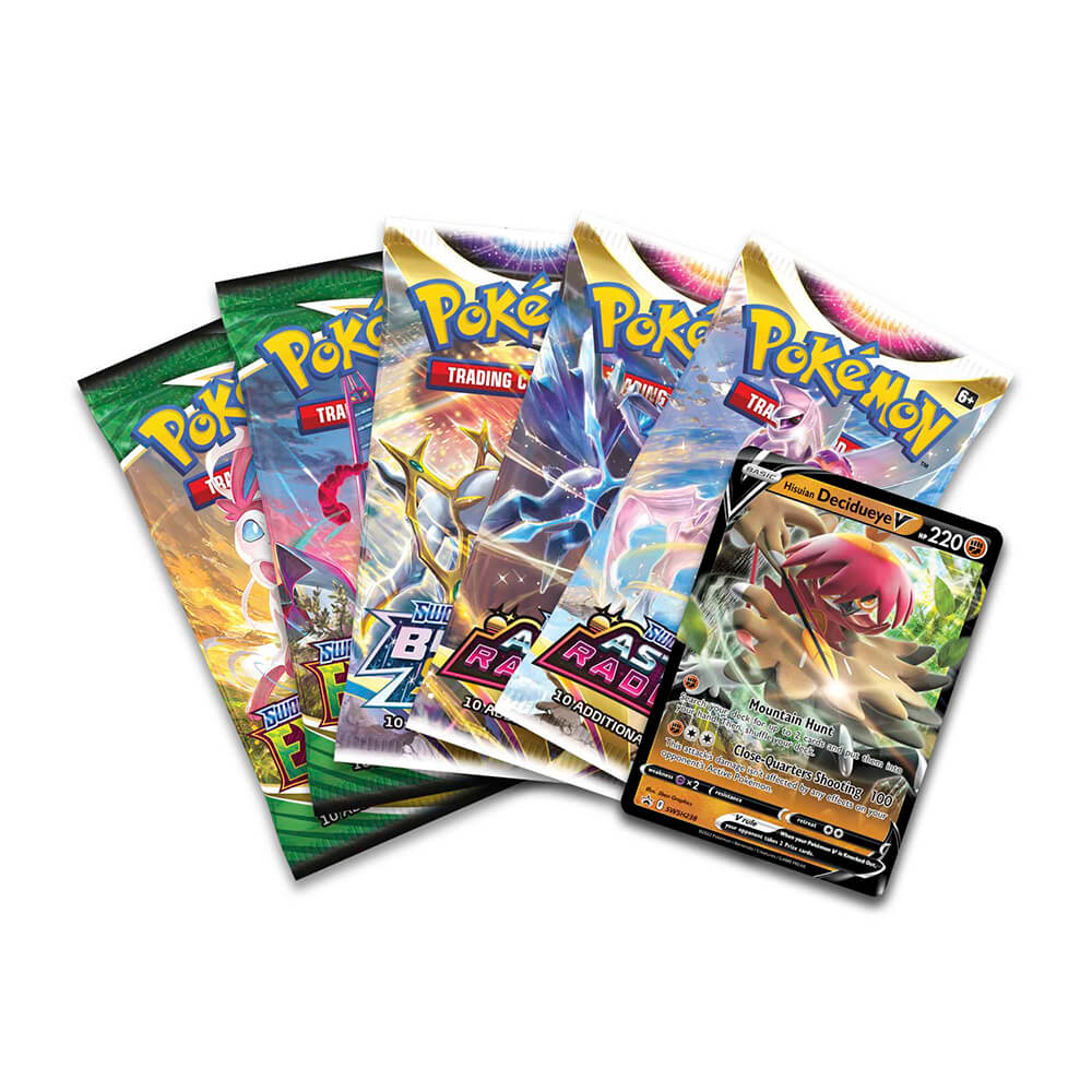 Pokemon TCG Divergent Powers Tin Hisuian Decidueye V