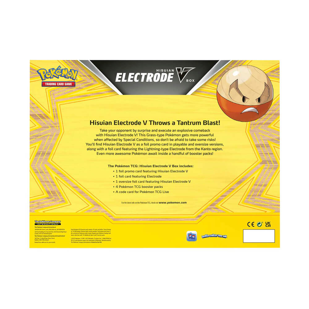 Pokemon TCG Hisuian Electrode V Box