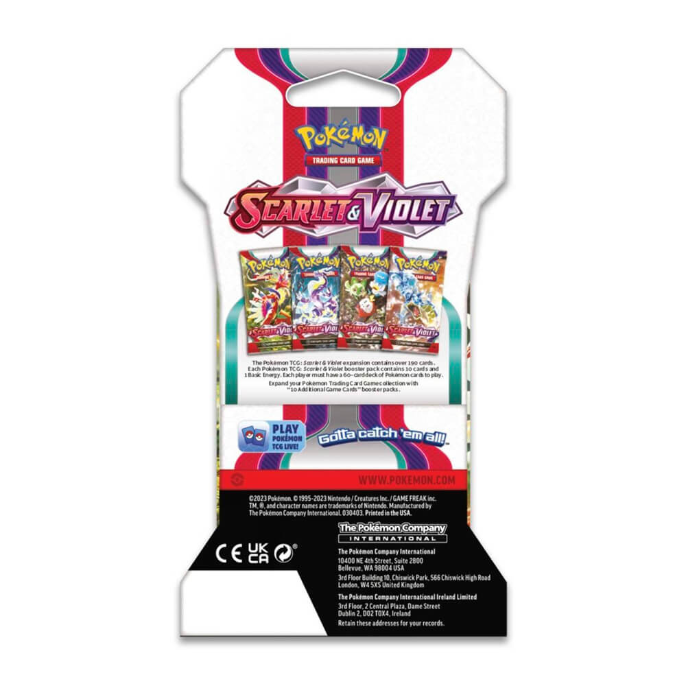 Pokemon TCG Scarlet & Violet Sleeved Booster Pack