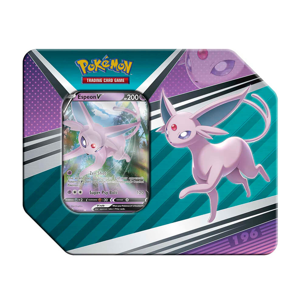 Pokemon TCG V Heroes Tin (Espeon V)