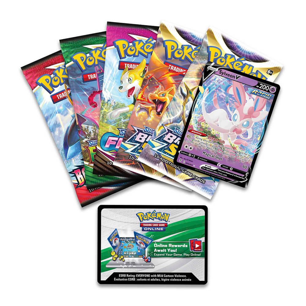 Pokemon TCG V Heroes Tin (Sylveon V)