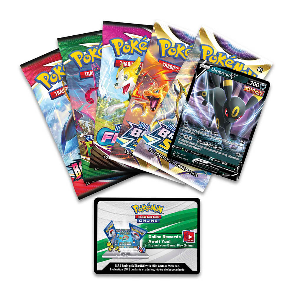 Pokemon TCG V Heroes Tin (Umbreon V)