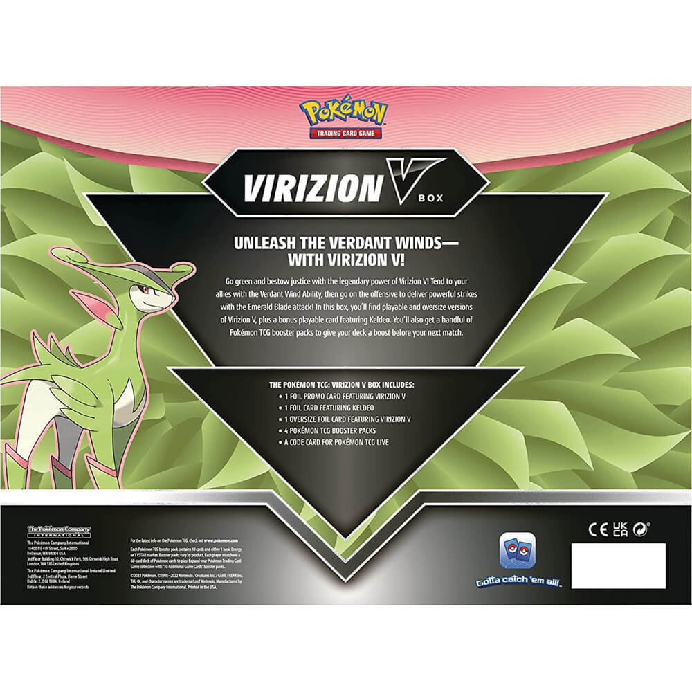 Pokemon TCG Virizion V Box