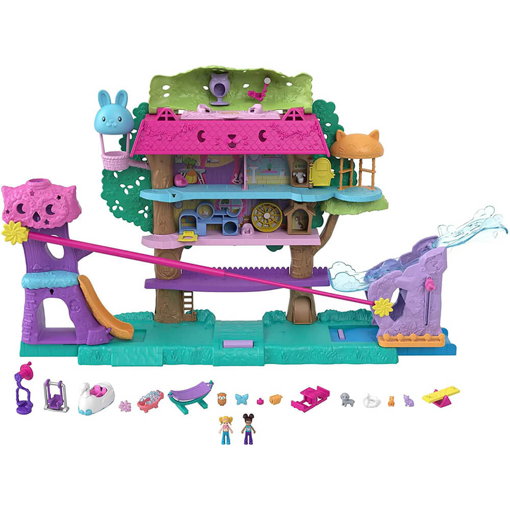 Polly Pocket Pet Adventure Treehouse Playset