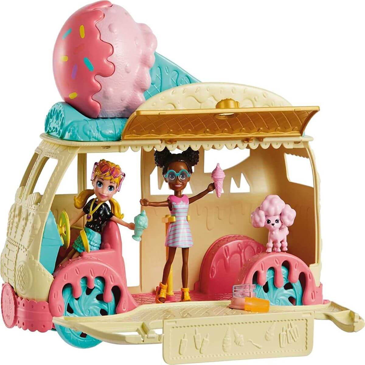 Polly Pocket Tiny Treats Ice Cream Truck Playset