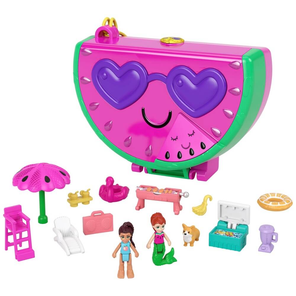 Polly Pocket Watermelon Pool Party Compact