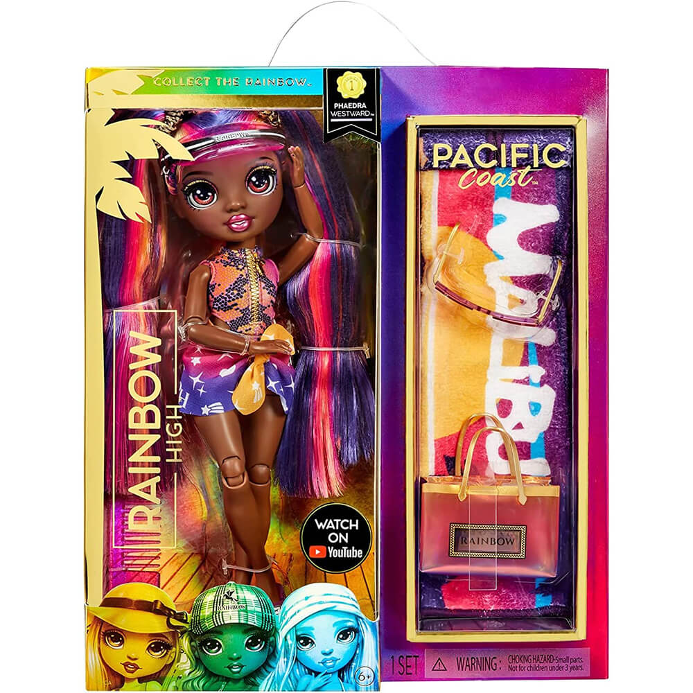 Rainbow High Pacific Coast Phaedra Westward Fashion Doll