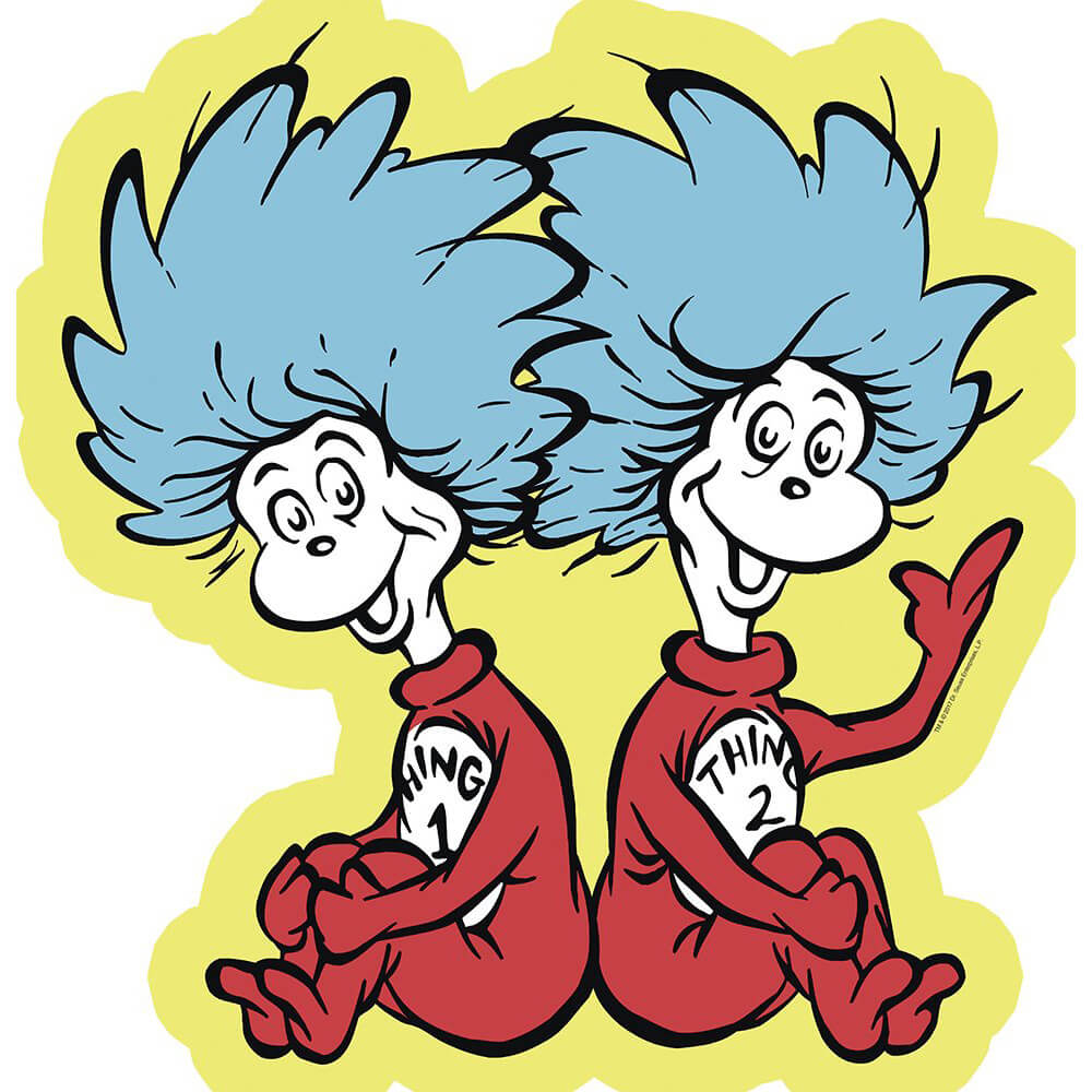 Ravensburger Dr. Seuss - Thing 1 & 2 (24 pc Shaped Floor Puzzle)