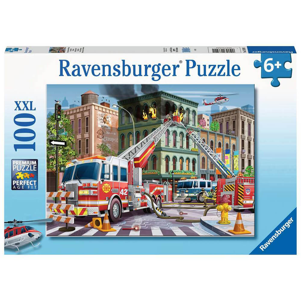 Ravensburger Fire Truck Rescue 100 Piece Jigsaw Puzzle