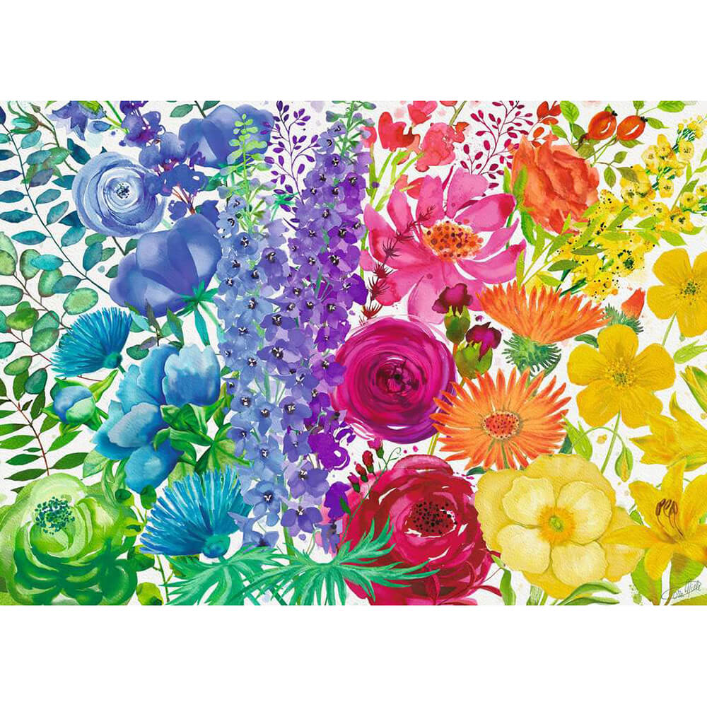 Ravensburger Floral Rainbow 300 Piece Large Format Jigsaw Puzzle