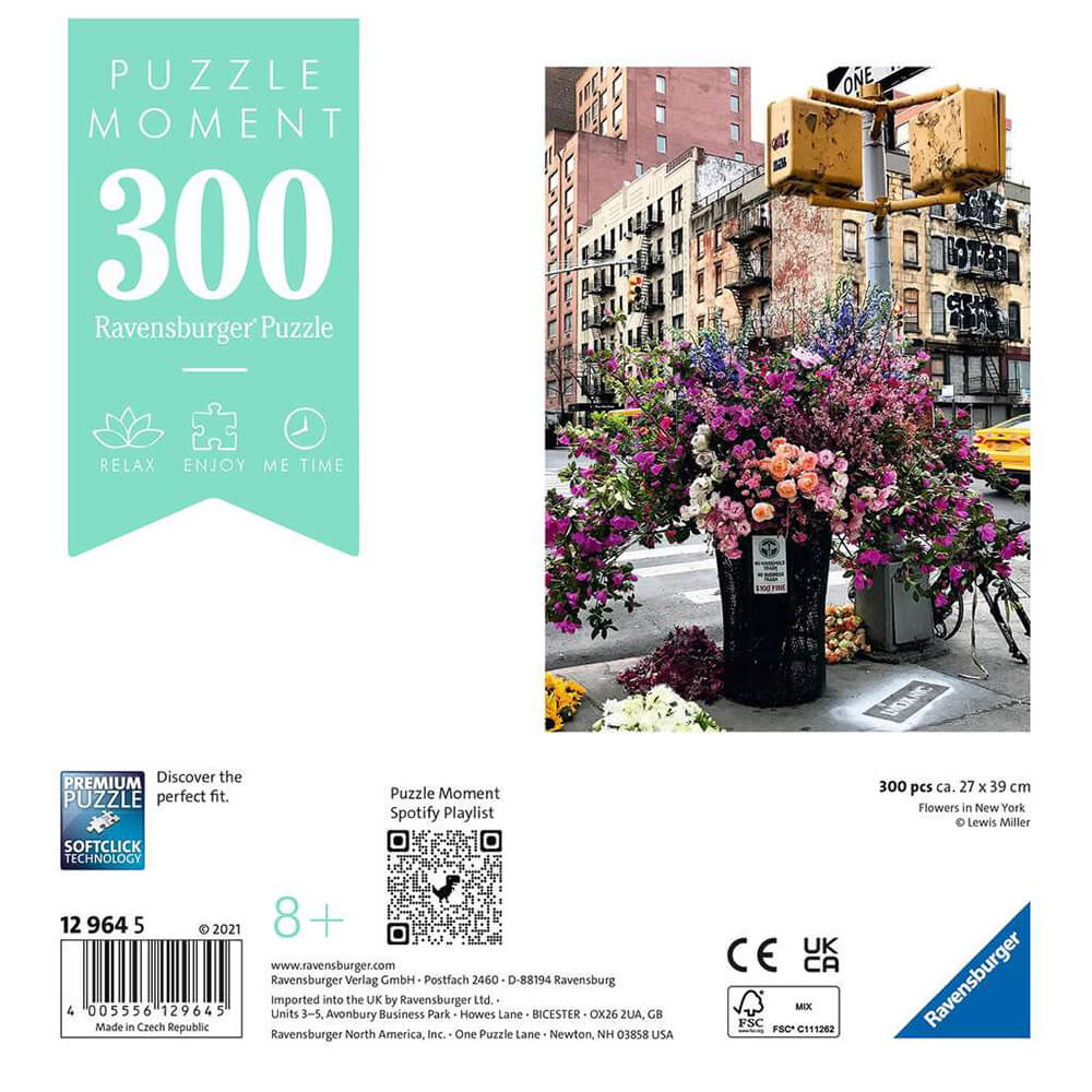 Ravensburger Flowers in New York 300 Piece Jigsaw Puzzle