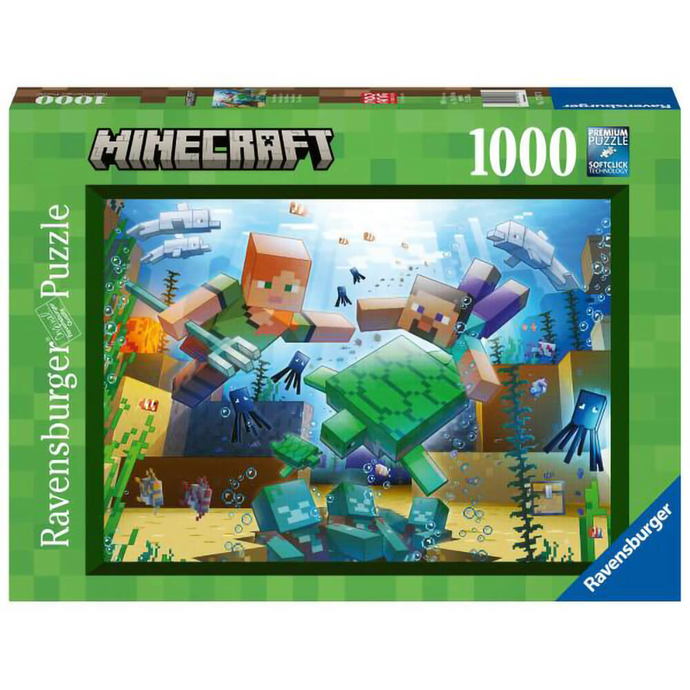 Ravensburger Minecraft Mosaic 1000 Piece Jigsaw Puzzle