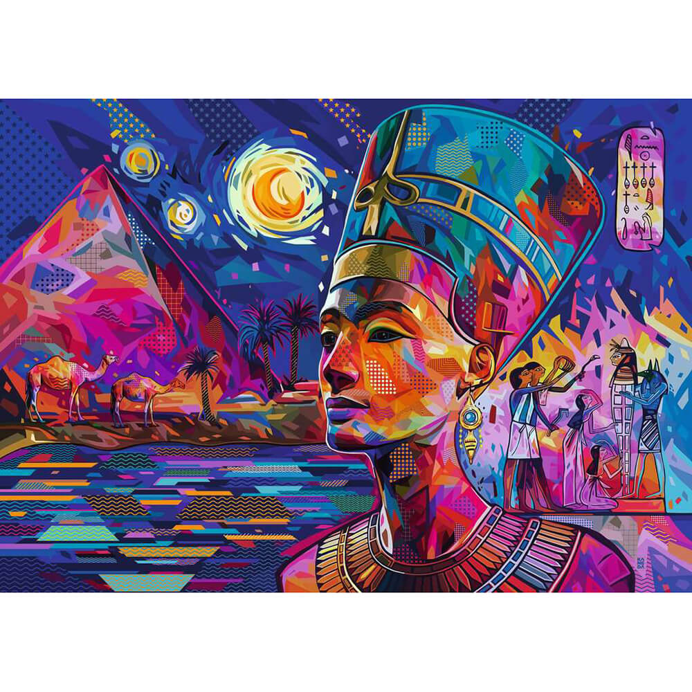 Ravensburger Nefertiti on the Nile 1000 Piece Jigsaw Puzzle