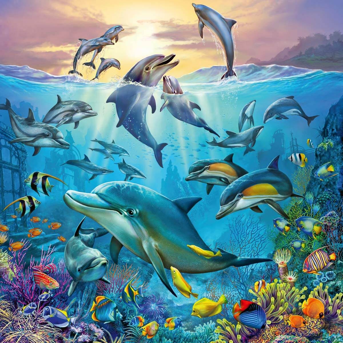 Ravensburger Ocean Life 3 x 49 Piece Puzzle