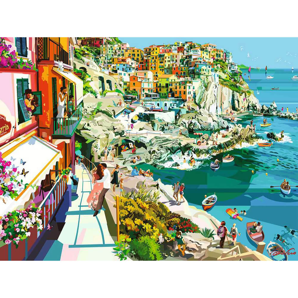 Ravensburger Romance in Cinque Terre 1500 Piece Jigsaw Puzzle