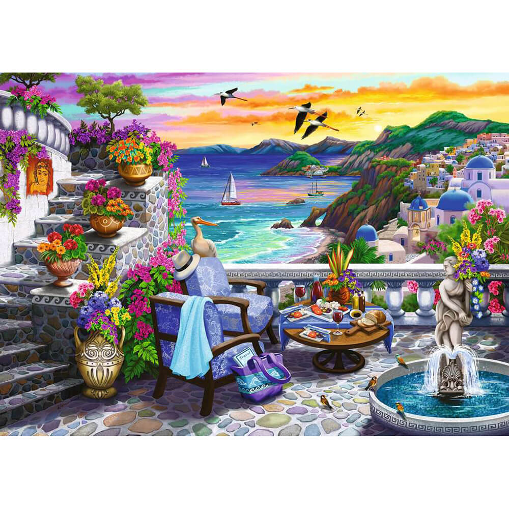 Ravensburger Santorini Sunset 300 Piece Large Format Jigsaw Puzzle