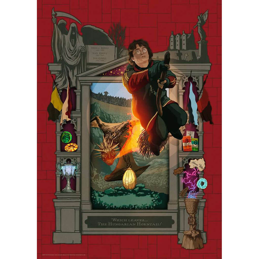 Ravensburger Warner Brothers Harry Potter Flying Collector's Edition 1000 Piece Jigsaw Puzzle