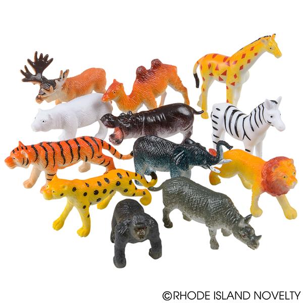 Rhode Island Novelty 2.50" Zoo Animals (Random Animal)