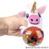 Rhode Island Novelty 2.65" Plush Unicorn Squeezy Bead Ball