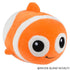 Rhode Island Novelty 8" Puffers Clown Fish Plush