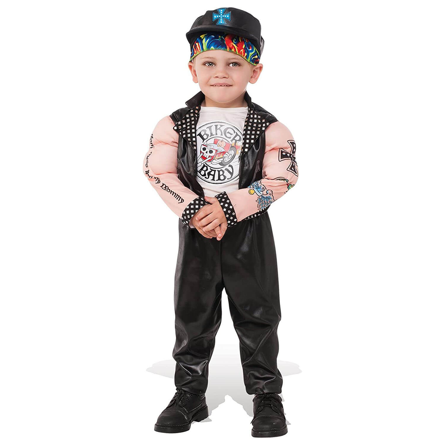 Rubies Muscle Man Biker Medium Costume