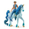 Schleich Bayala Aryon on a Unicorn.