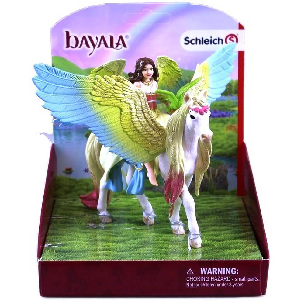 Schleich Bayala Fairy Surah with Glitter Pegasus Playset