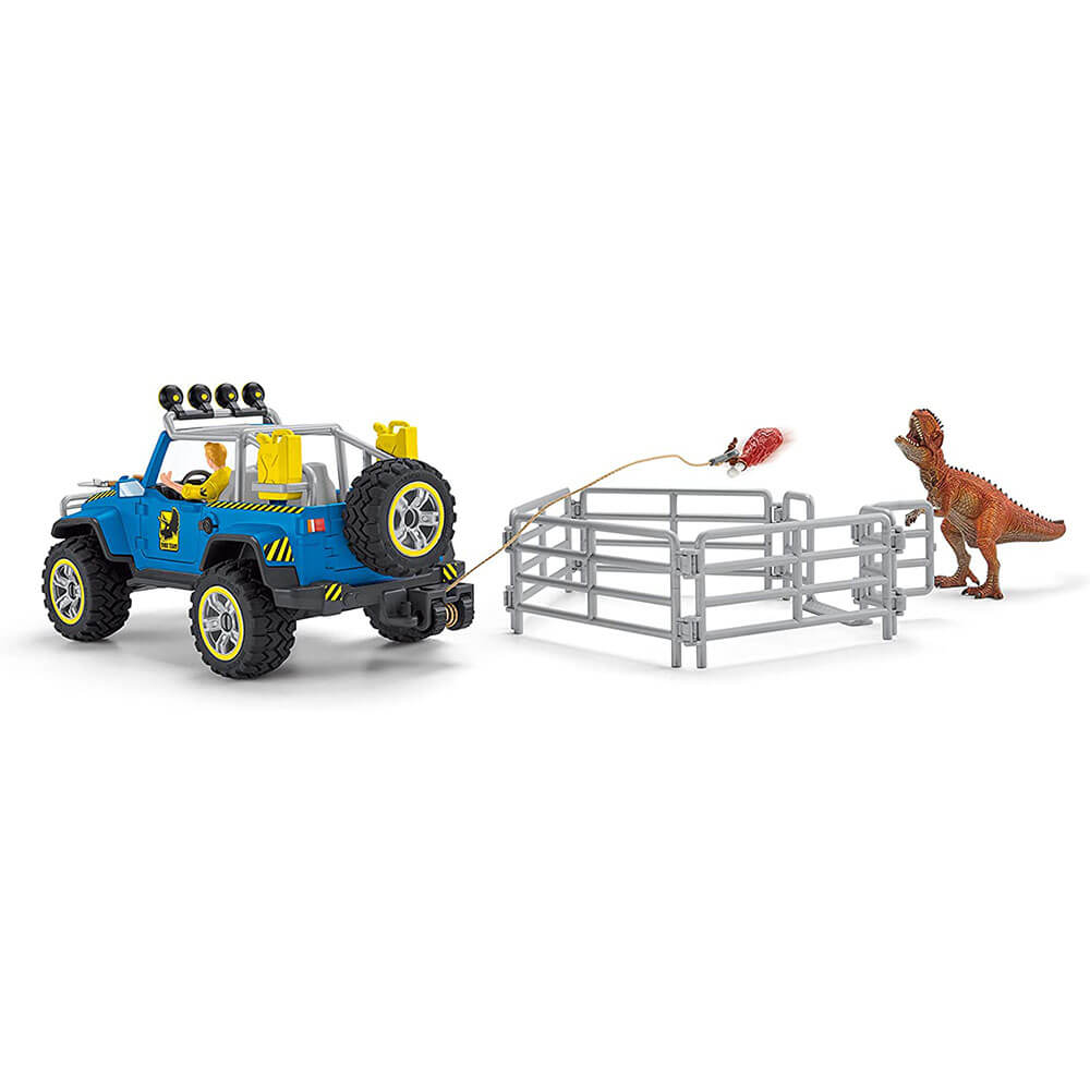 Schleich Dinosaurs Off-Road Vehicle with Dino Outpost Playset