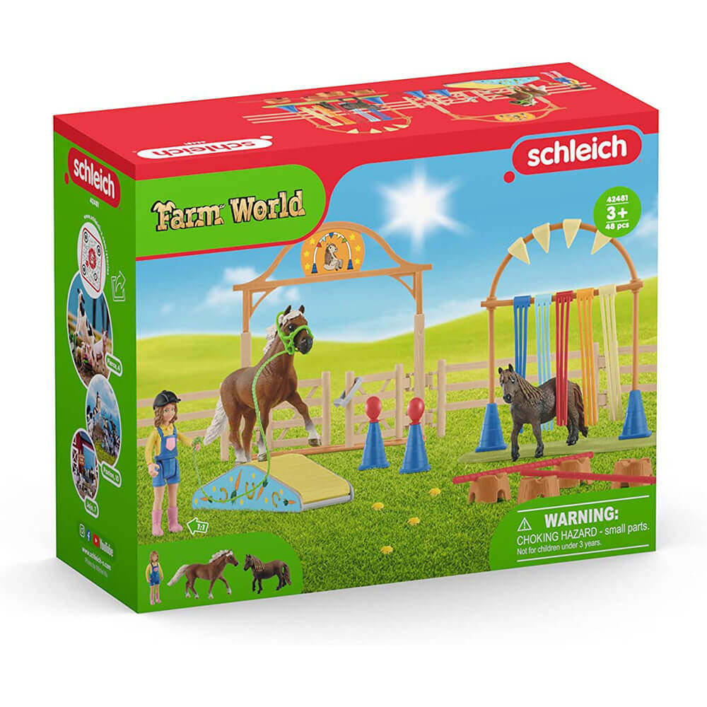 Schleich Farm World Pony Agility Training Playset