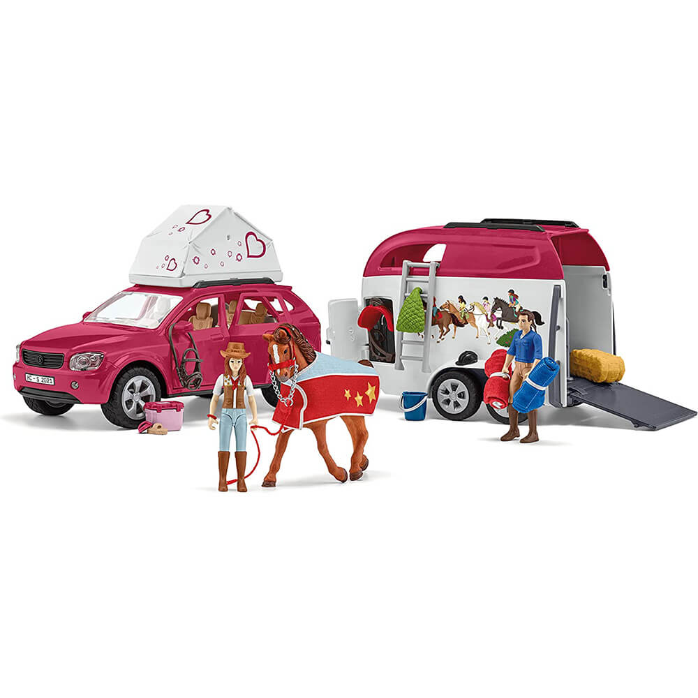 Schleich Horse Club Horse Adventures with Car and Trailer Playset