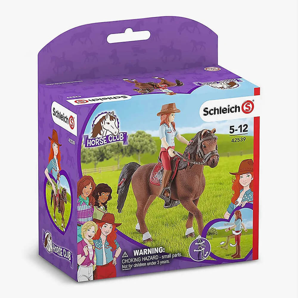 Schleich Horse Club Horse Club Hannah & Cayenne Playset