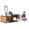 Schleich Horse Club Washing Area with Horse Club Emily & Luna Playset