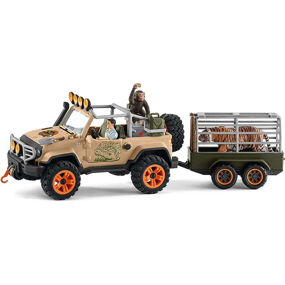 Schleich Wild Life 4X4 Vehicle with Winch Playset