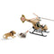 Schleich Wild Life Animal Rescue Helicopter Playset