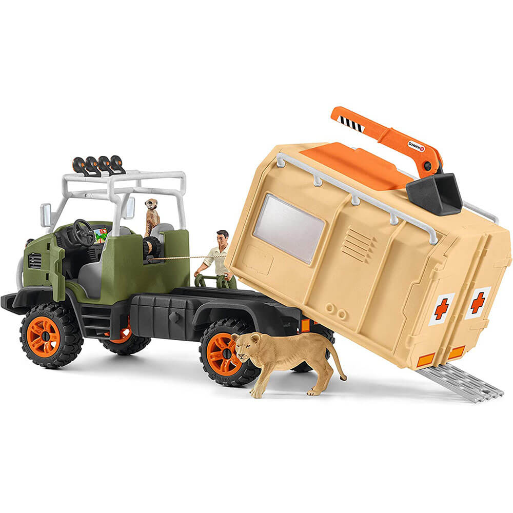 Schleich Wild Life Animal Rescue Large Truck Playset