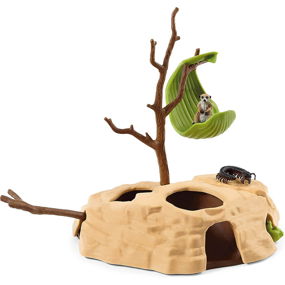 Schleich Wild Life Meerkat Hangout Playset