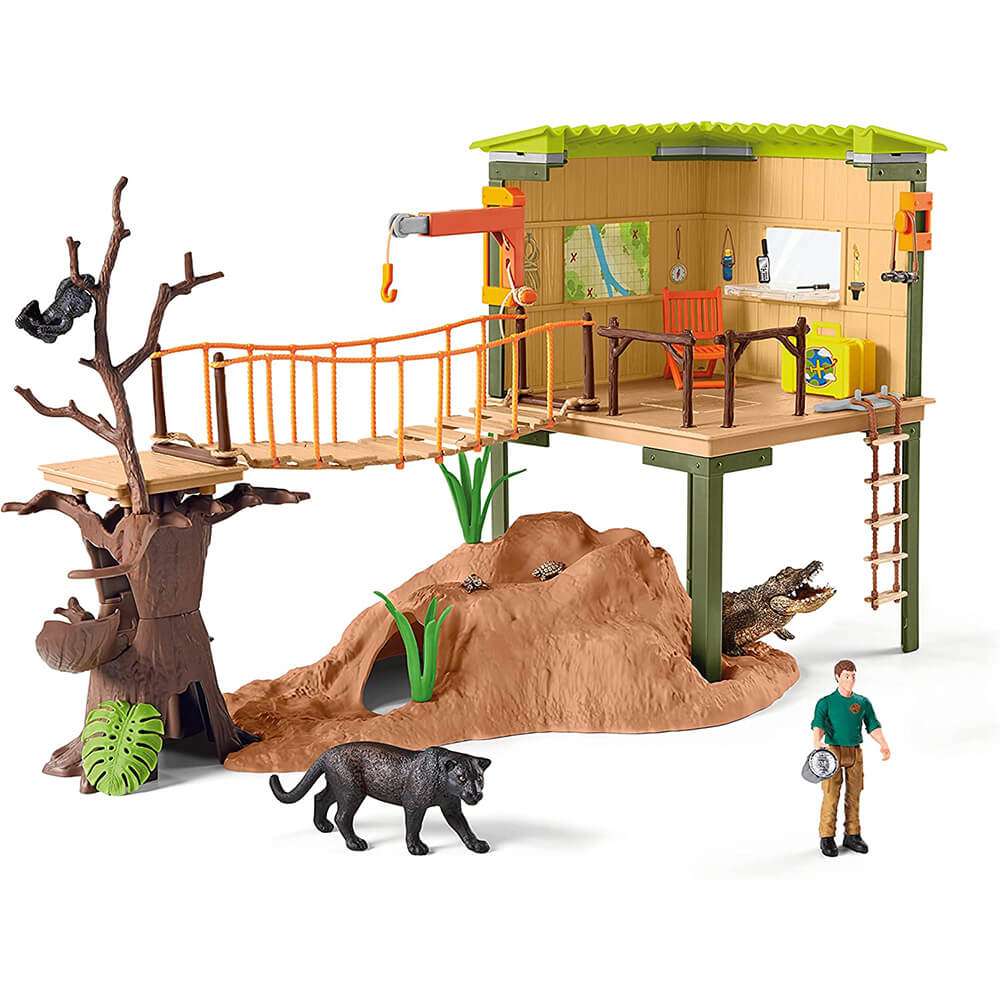 Schleich Wild Life Wild Life Ranger Adventure Station Playset