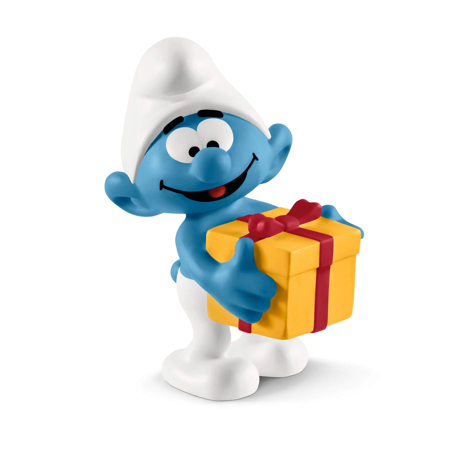 Schleich Smurfs Smurf With Present Figure