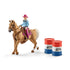 Schleich Farm World Barrel Racing With Cowgirl Play Set