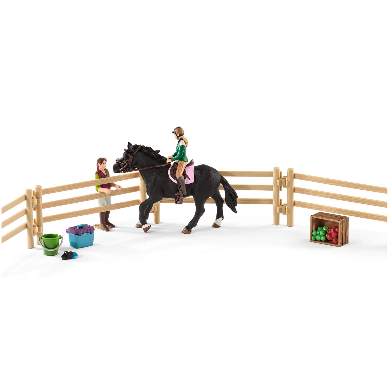 Schleich Horse Club Riding School With Riders And Horses Play Set