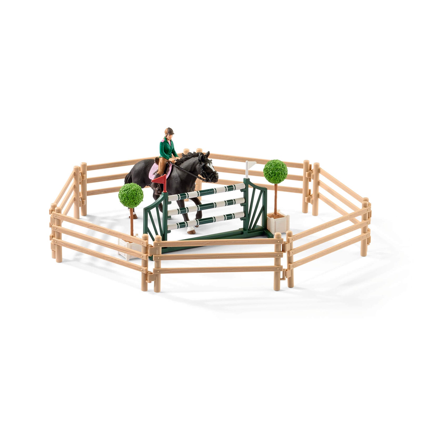 Schleich Horse Club Riding School With Riders And Horses Play Set