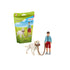 Schleich Farm World Walking With Labrador Retriever Play Set