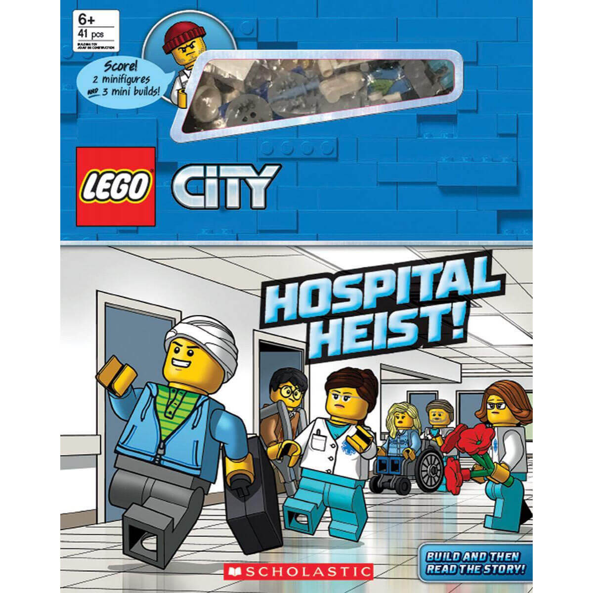 Hospital Heist! (LEGO City: Storybook with minifigures and minibuilds)